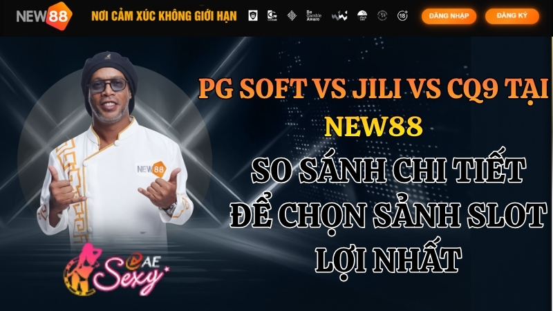 PG Soft vs Jili vs CQ9 tại NEW88 – Chơi Sảnh Nào Lợi Nhất?